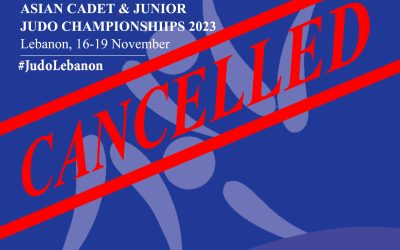 Cancellation of the Asian Cadet and Junior Judo Championships 2023 – Lebanon